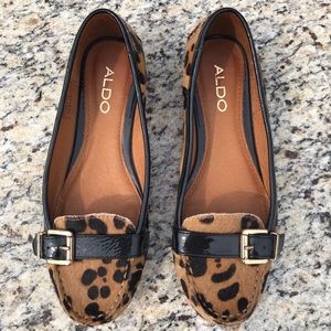 SHOE SALE!  Leopard pony hair flat loafers